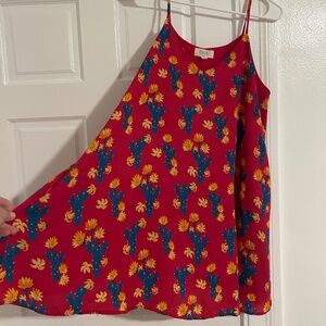 Fuschia Cactus Pocket Dress
